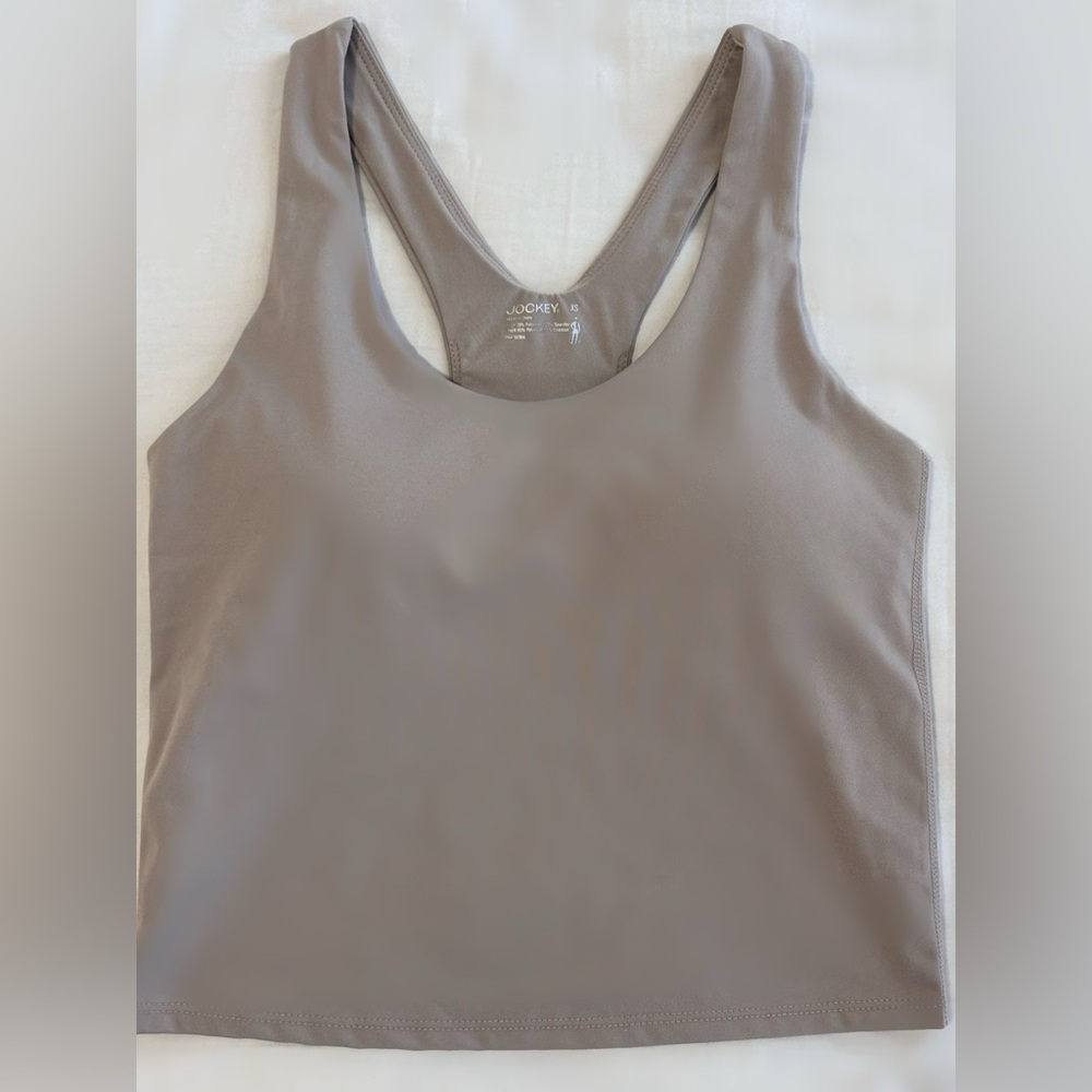 Tan Athletic Tank Top